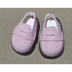 Labubu pink loafers